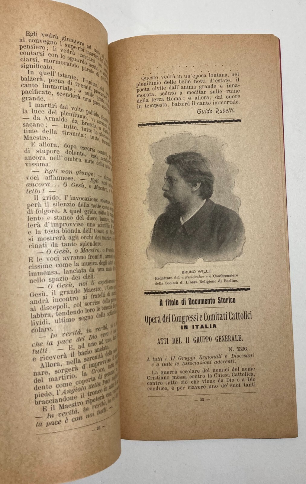 Il Libero Pensiero: Socialismo, Chiesa, Rapisardi, Bovio, Olivetti, Massoneria