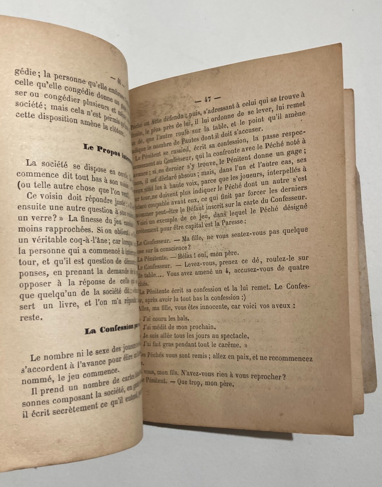Giochi Di Società: Antico Almanacco Francese Illustrato Con Calendario 1890