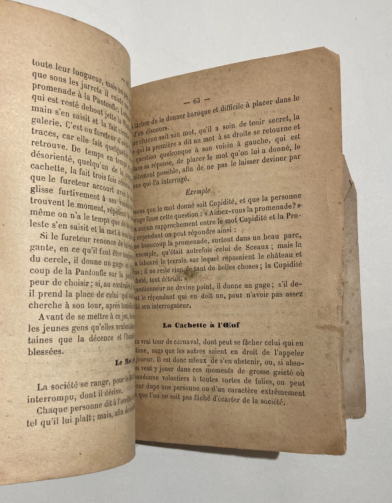 Giochi Di Società: Antico Almanacco Francese Illustrato Con Calendario 1890
