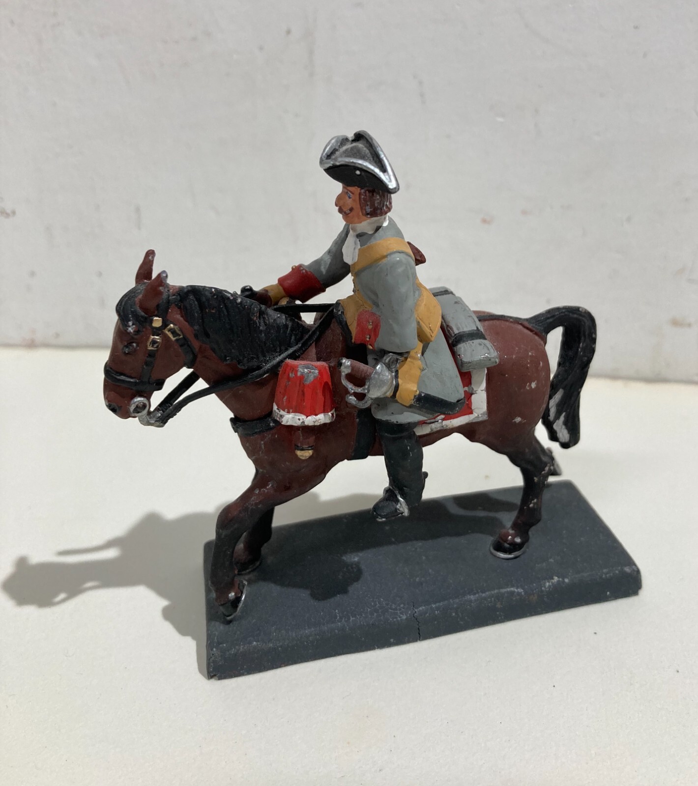 Royal Piedmont 1706 Soldatino A Cavallo In Piombo
