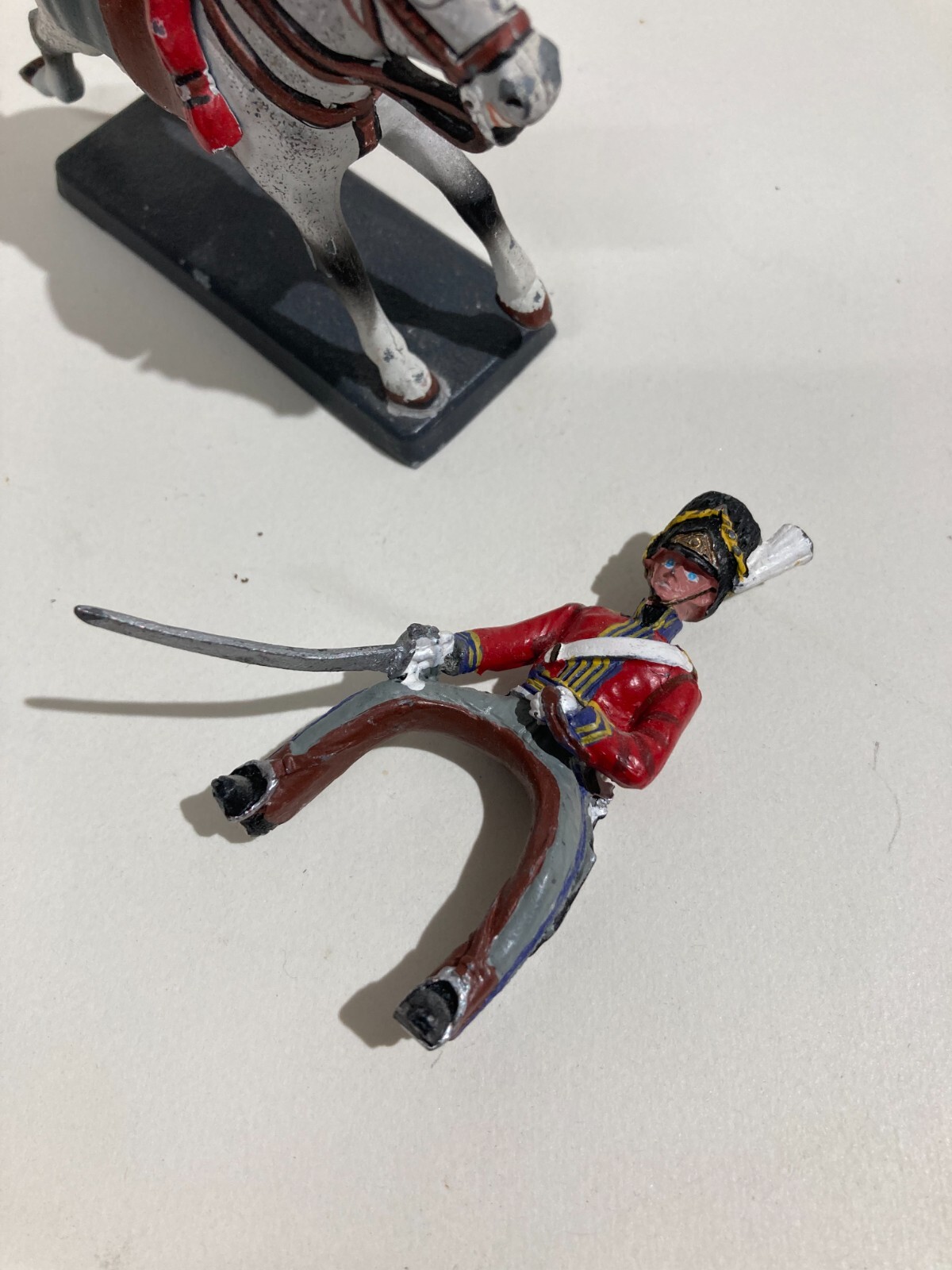 Militaria, Soldatino In Piombo, British 2nd Dragoons   Scots Greys