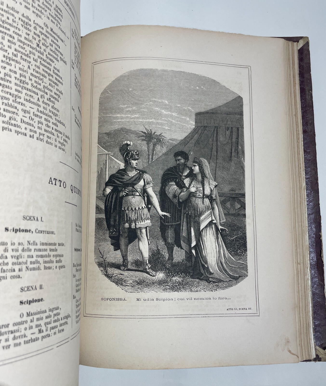 Vittorio Alfieri: Tragedie, Libro Illustrato Da Guido Gonin, Milano 1870