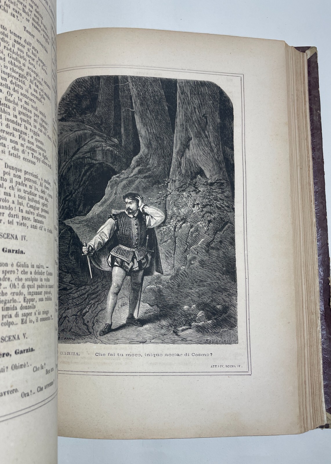 Vittorio Alfieri: Tragedie, Libro Illustrato Da Guido Gonin, Milano 1870