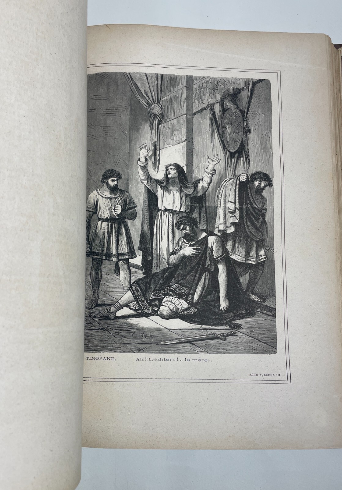 Vittorio Alfieri: Tragedie, Libro Illustrato Da Guido Gonin, Milano 1870