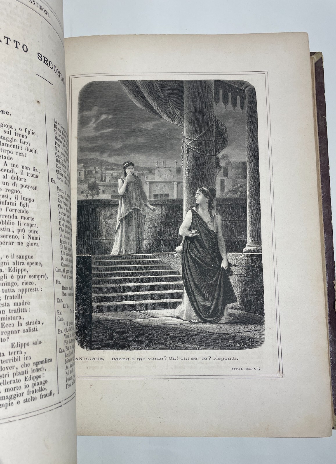 Vittorio Alfieri: Tragedie, Libro Illustrato Da Guido Gonin, Milano 1870