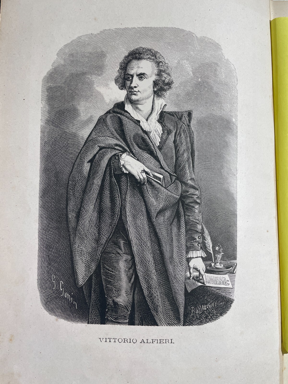 Vittorio Alfieri: Tragedie, Libro Illustrato Da Guido Gonin, Milano 1870