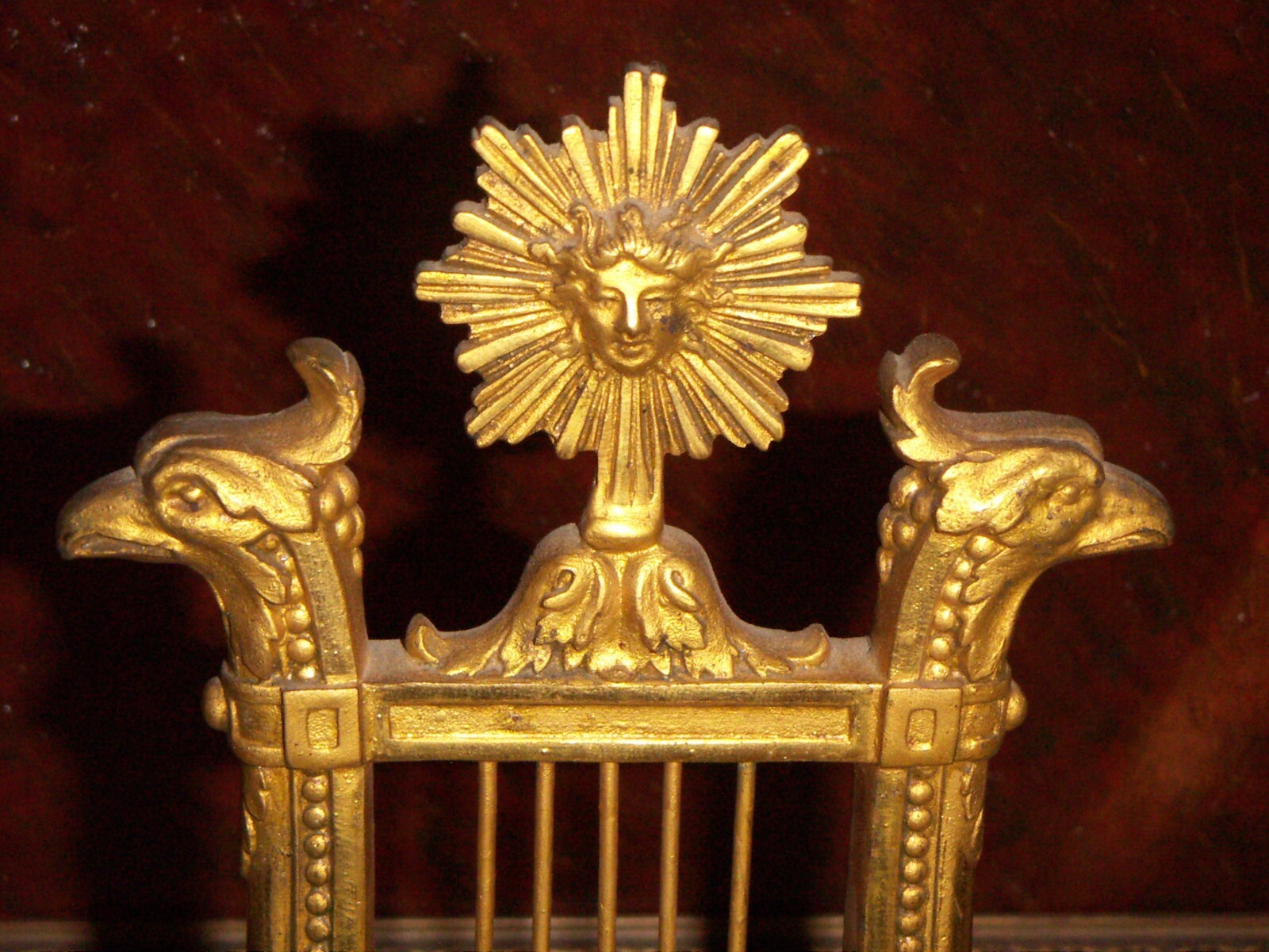 Orologeria Mazzarella: Trittico Da Camino Con Orologio A Lira E Candelabri