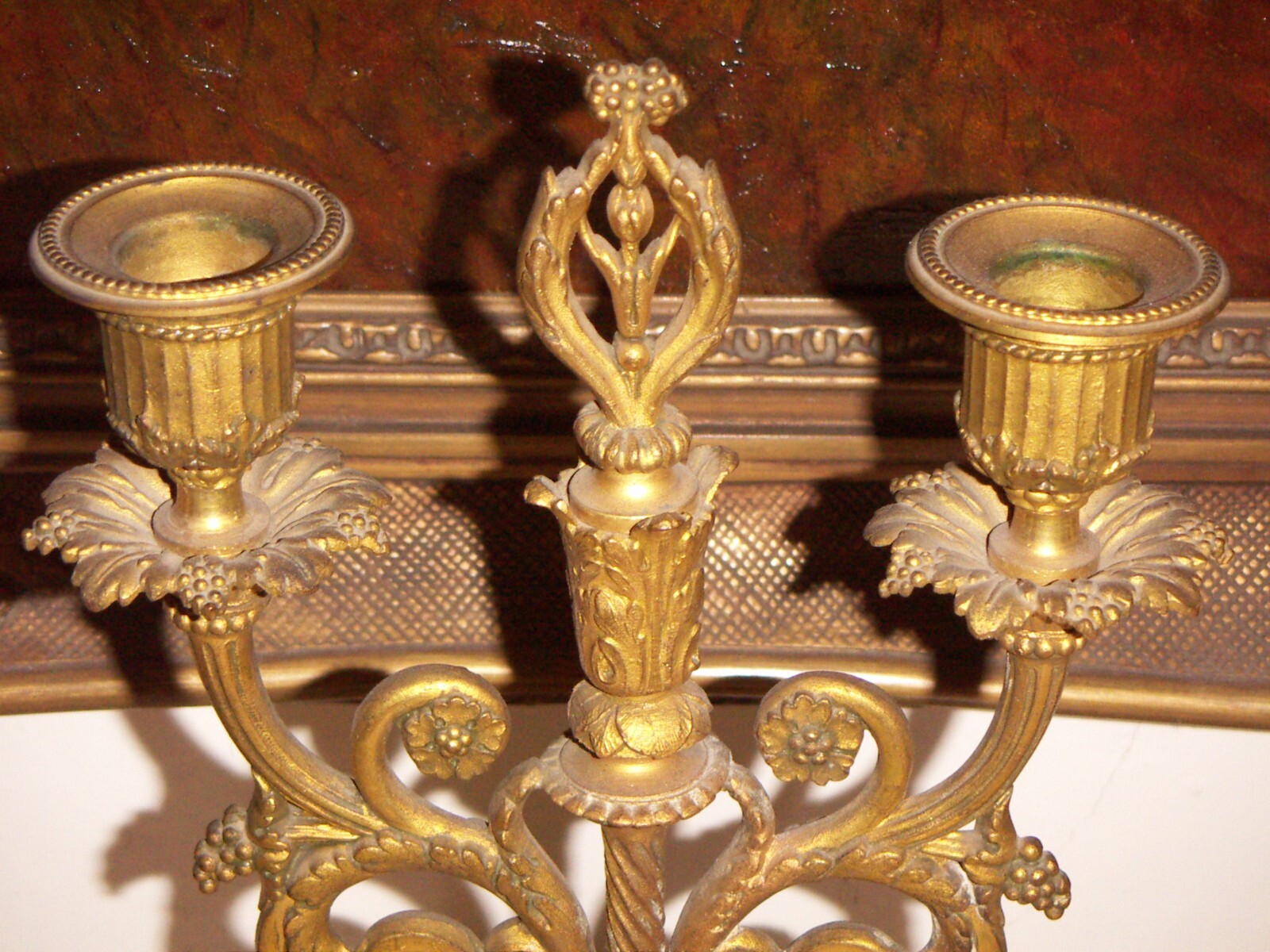 Orologeria Mazzarella: Trittico Da Camino Con Orologio A Lira E Candelabri