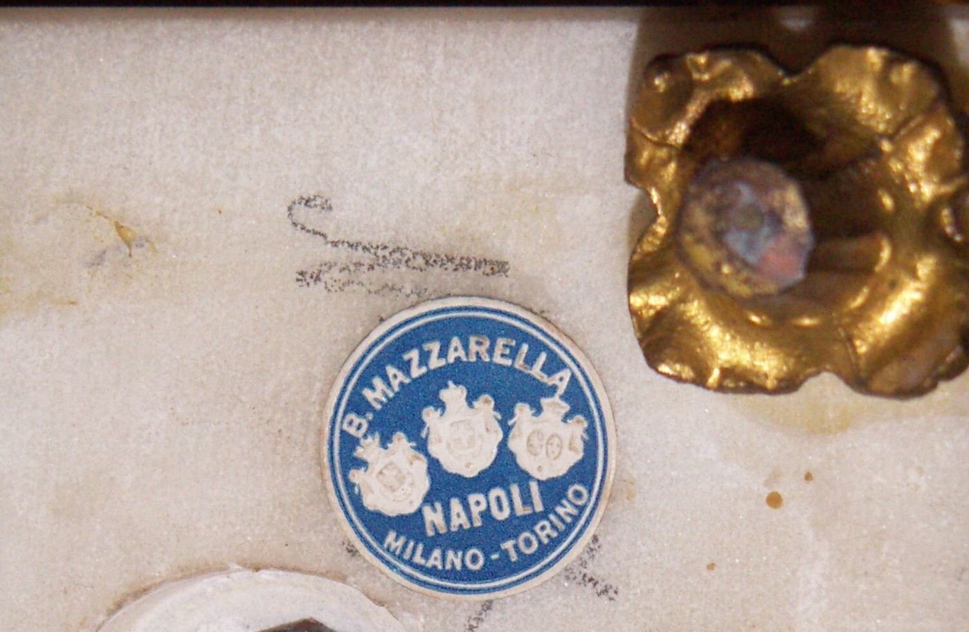 Orologeria Mazzarella: Trittico Da Camino Con Orologio A Lira E Candelabri