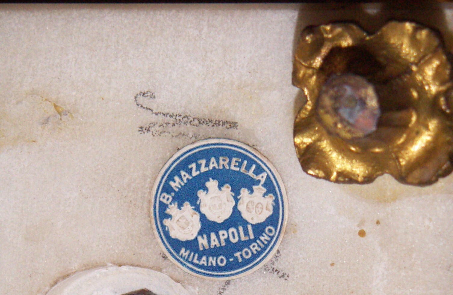 Orologeria Mazzarella: Trittico Da Camino Con Orologio A Lira E Candelabri