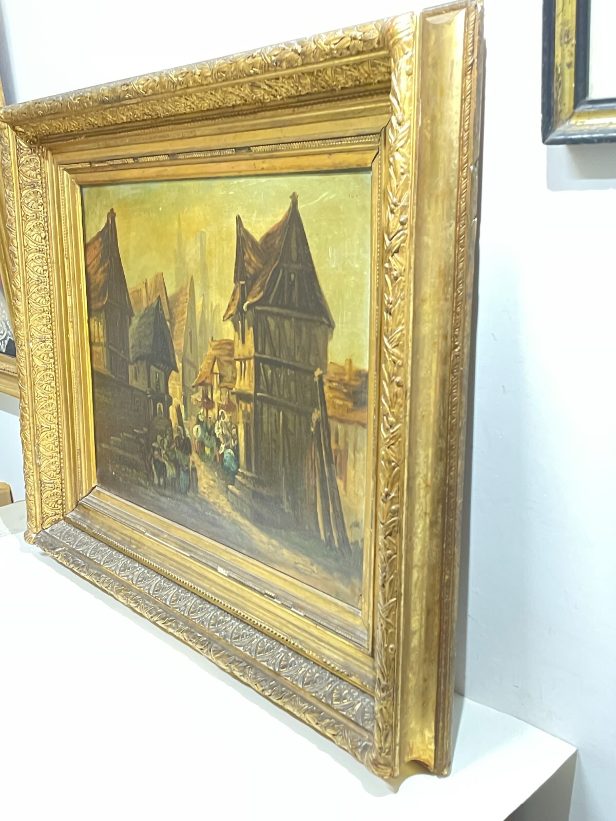 Arte Europea Dell'800: Veduta Paesaggistica Urbana, Artista Saunier