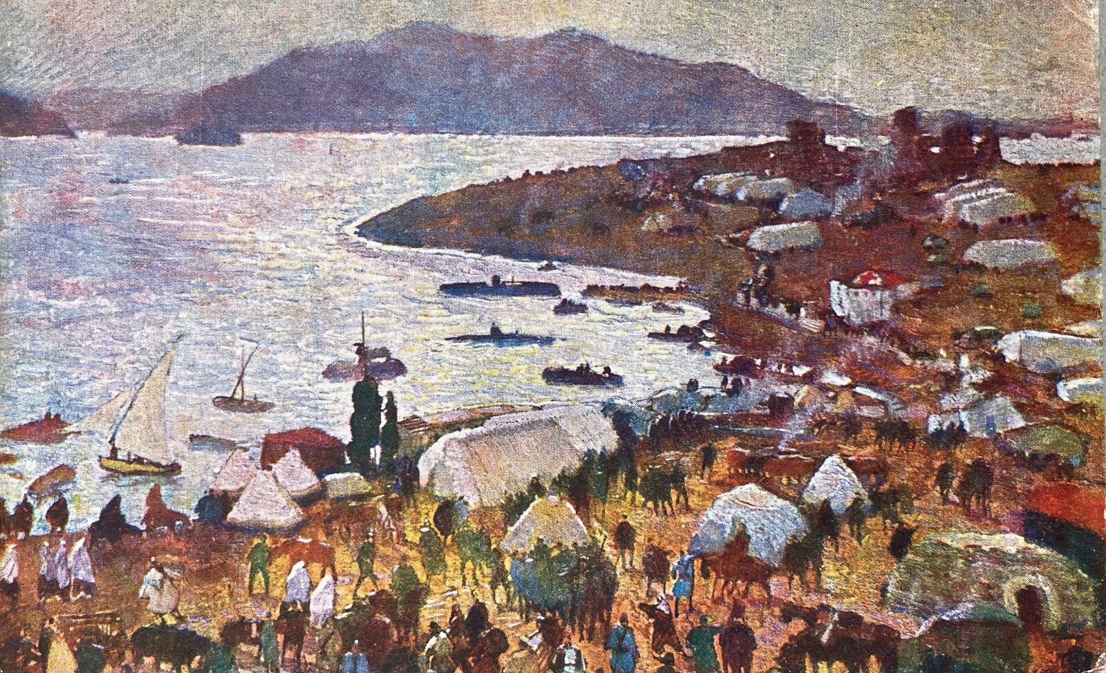 Militaria, Abruzzo, Arte Abruzzese Del '900: Tommaso Cascella, Grecia, Corfù, CRI