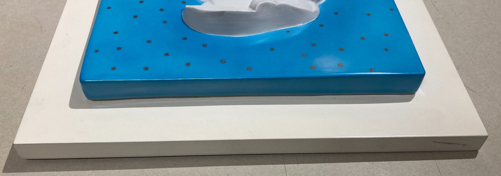 Madonna Con Bambino, Pannello Decorativo In Ceramica Stile Lenci