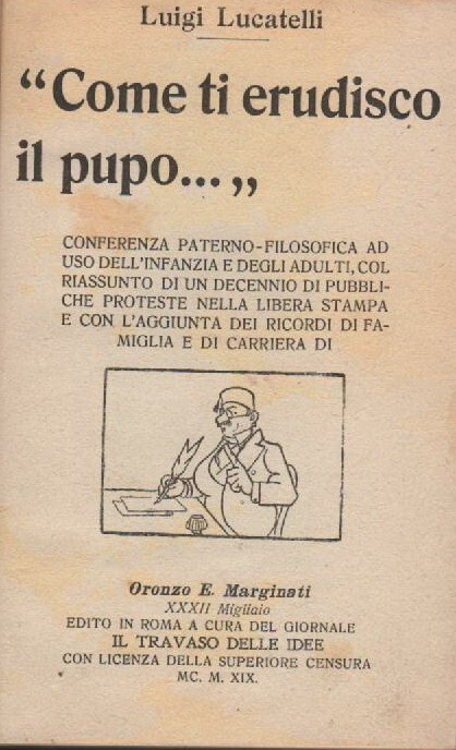 Lucatelli, Marginati, Libera Stampa: Satira Politica, Roma, Futurismo (1919)