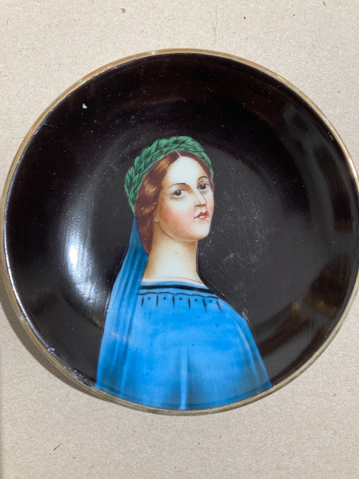 Beatrice Portinari, Miniatura Su Porcellana Richard Ginori