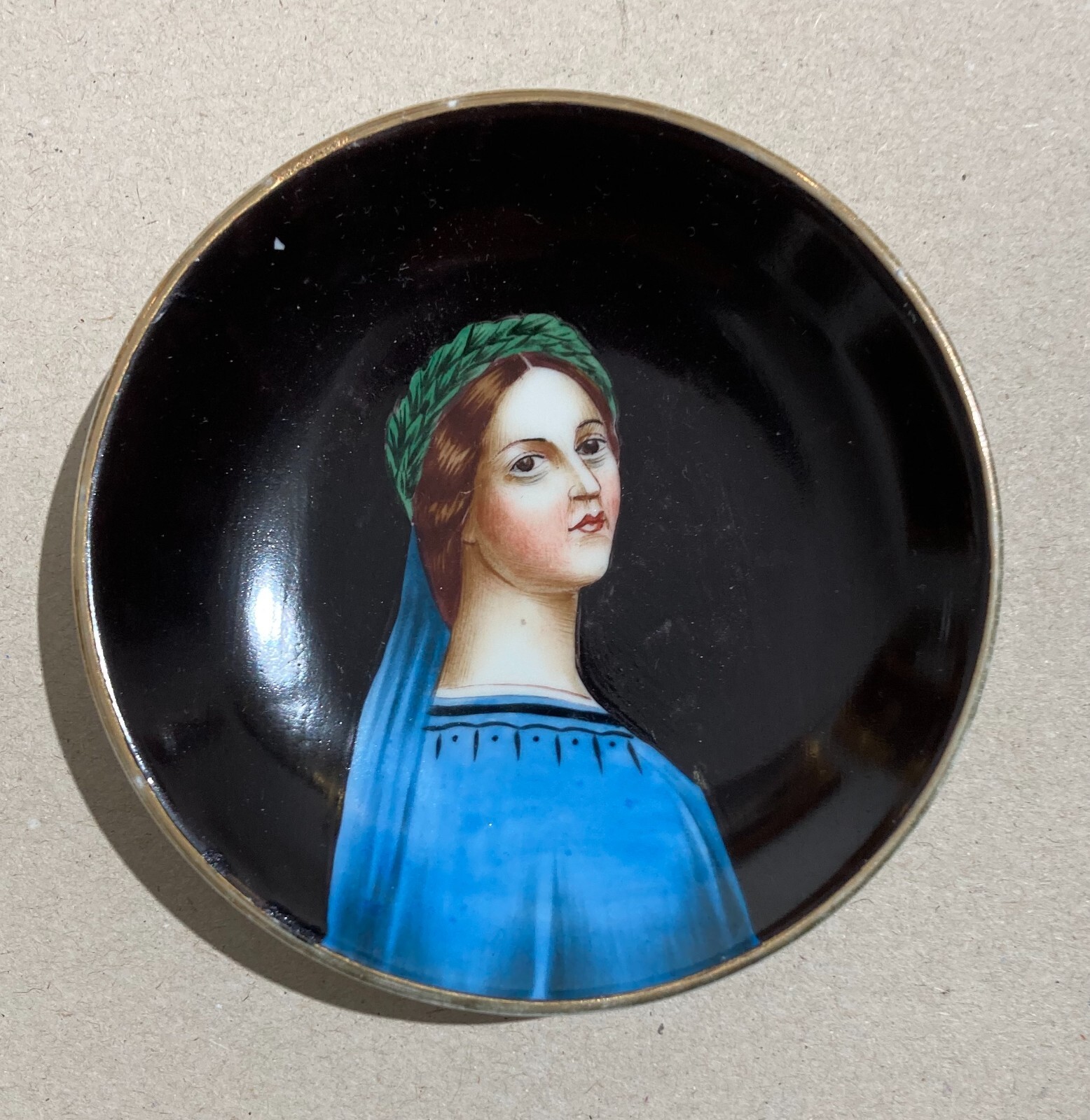 Beatrice Portinari, Miniatura Su Porcellana Richard Ginori