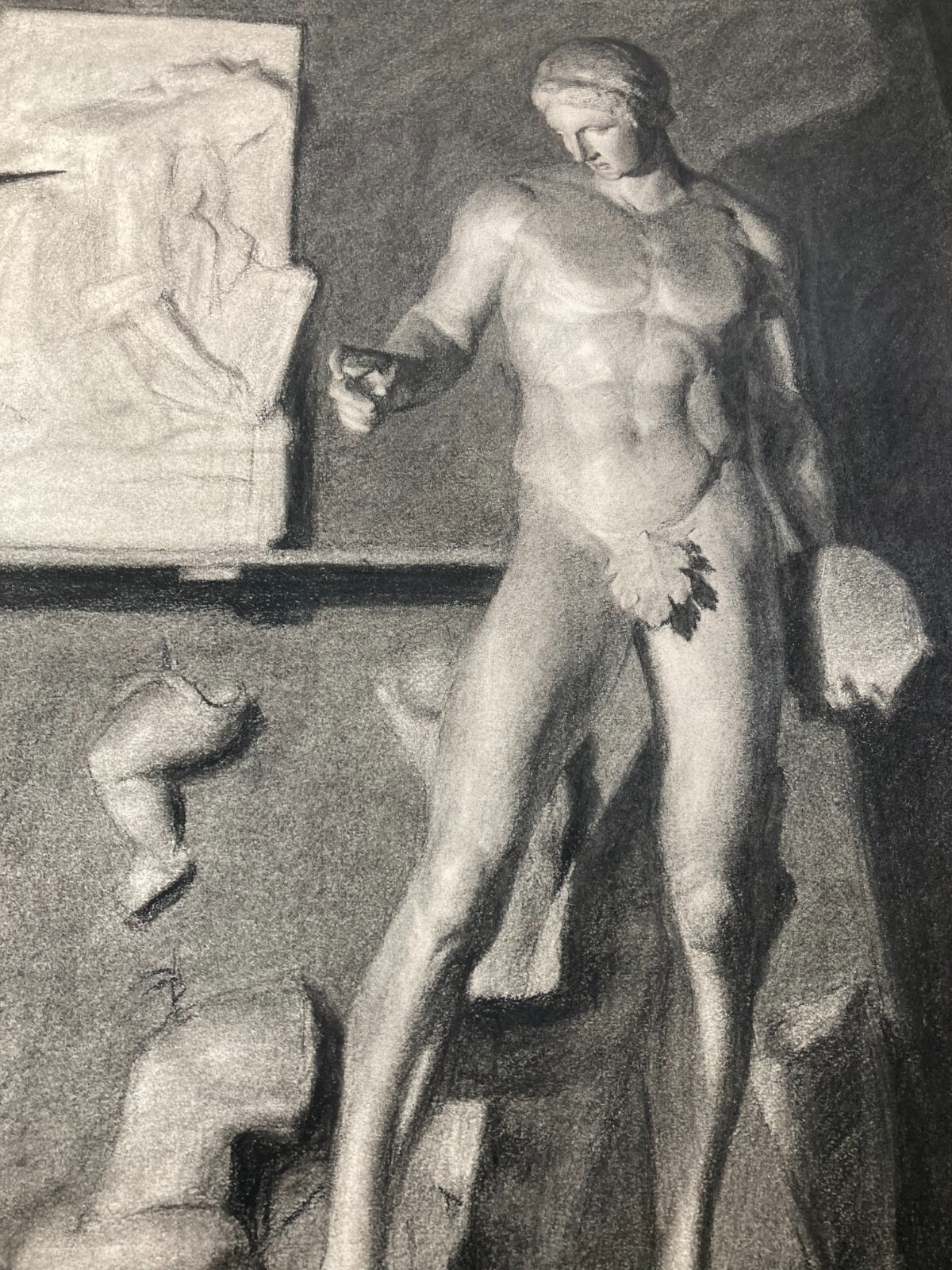Pietro Boffi, Studio Di Nudo Maschile Atleta, 1921