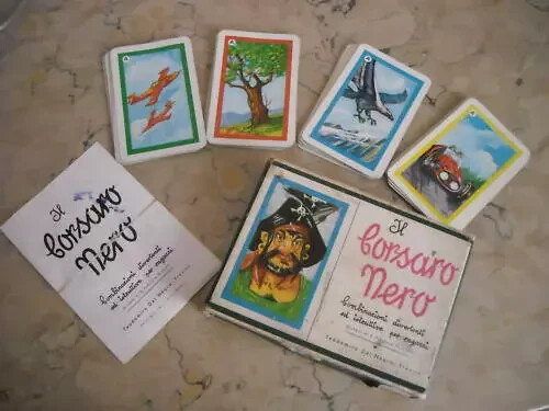Giochi Di Carte "Il Corsaro Nero", Illustrato Da Frescura Ortolan
