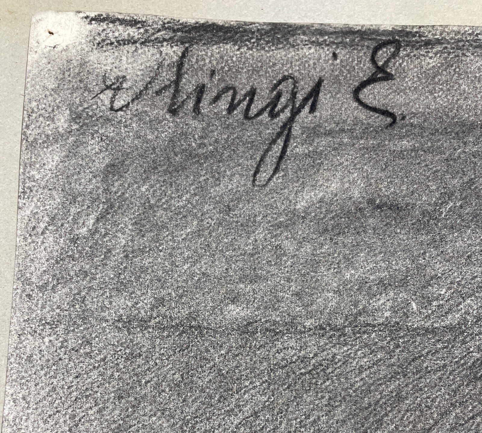 Ritratto Di Pontefice, Studio Per Scultura A Carboncino, Primo '900