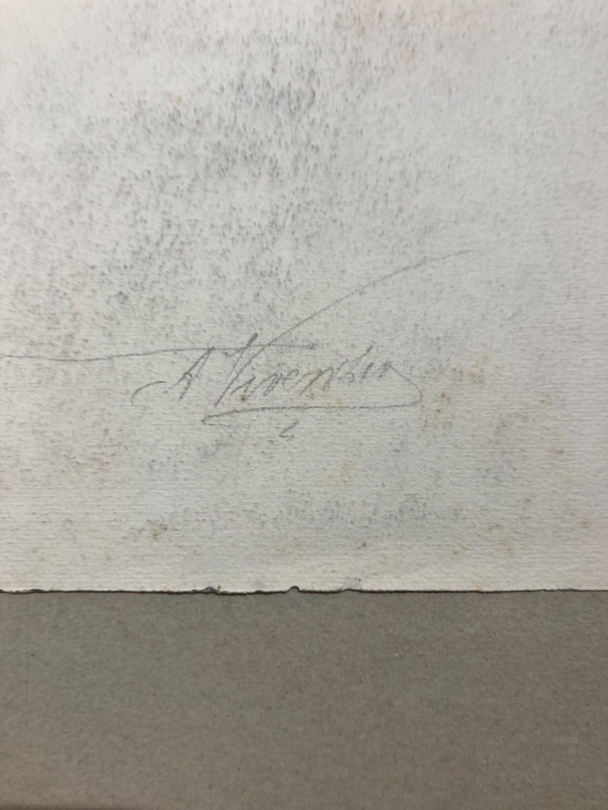 Arte, Scultura, Ritratto Di Giovinetto, Antico Disegno A Carboncino, Firma Vivenzio