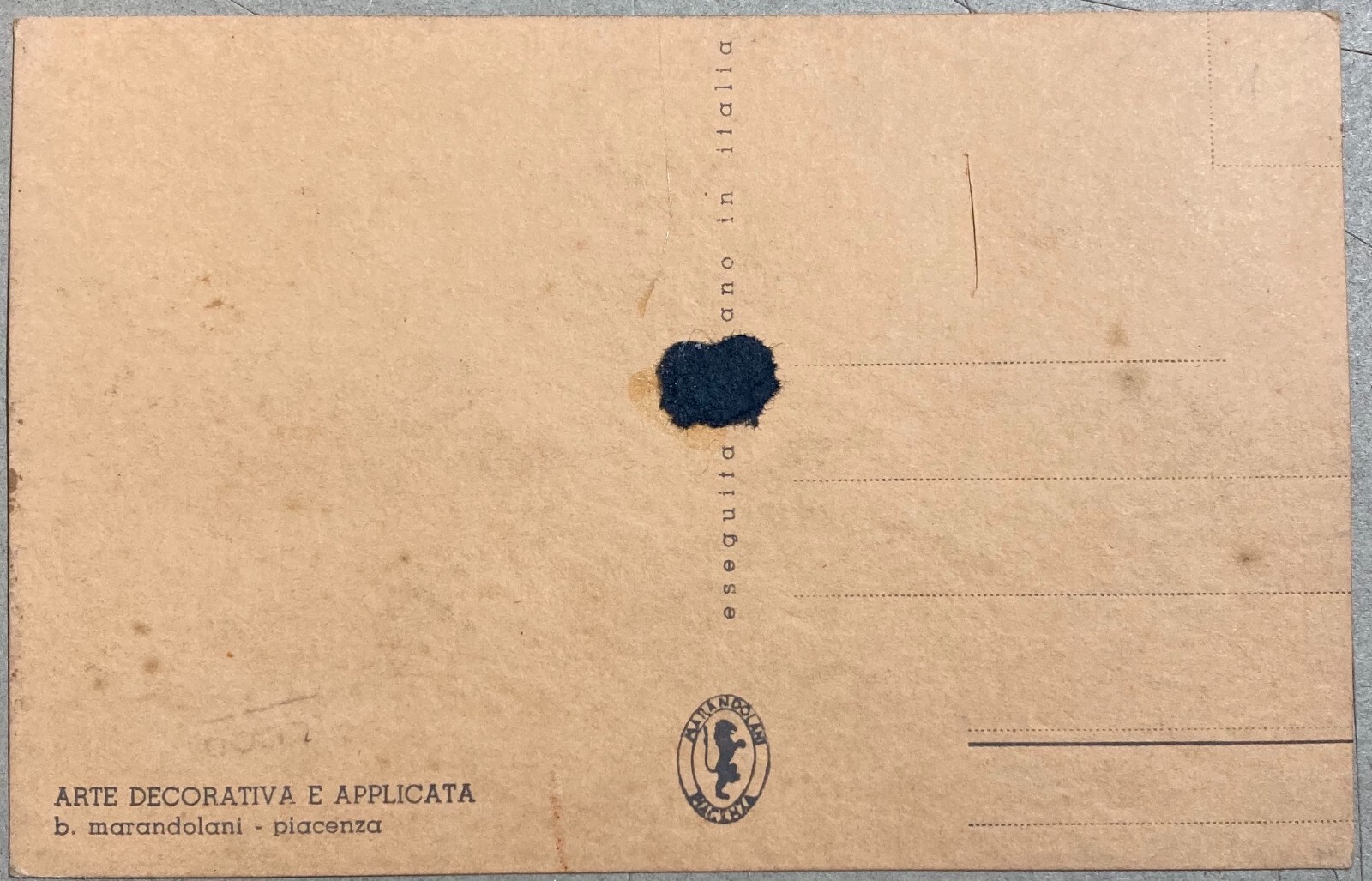 Giurisprudenza: Cartolina Collage A Mano Di B. Marandolani, Piacenza