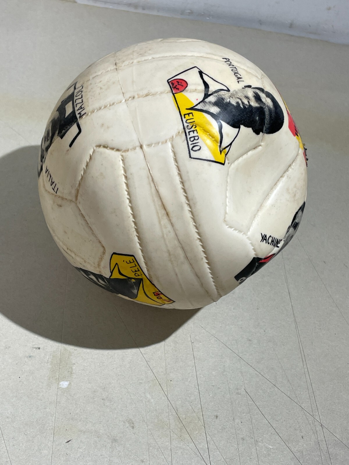 Paravinil Euroball   I Campioni Del Mondo   Pallone Pubblicitario d'Epoca