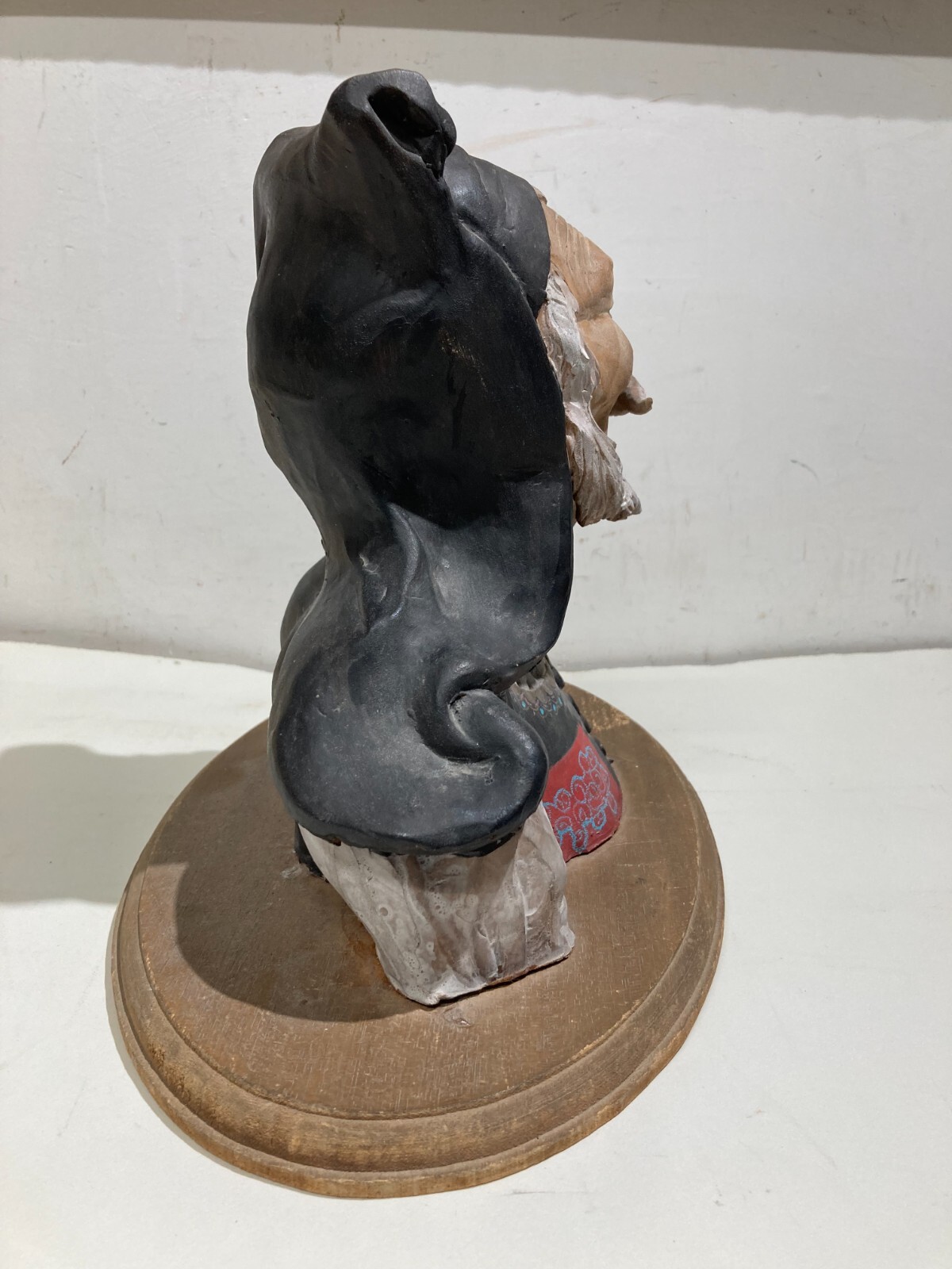 Sardegna: Scultura Policroma Raffigurante Busto In Costume Popolare Sardo