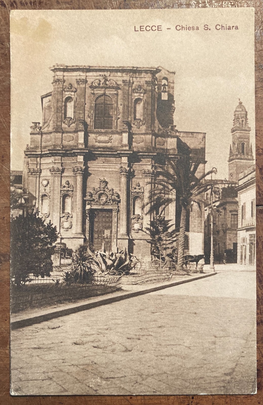 Lecce, Chiesa Di Santa Chiara: Architettura Religiosa   Cartolina Antica