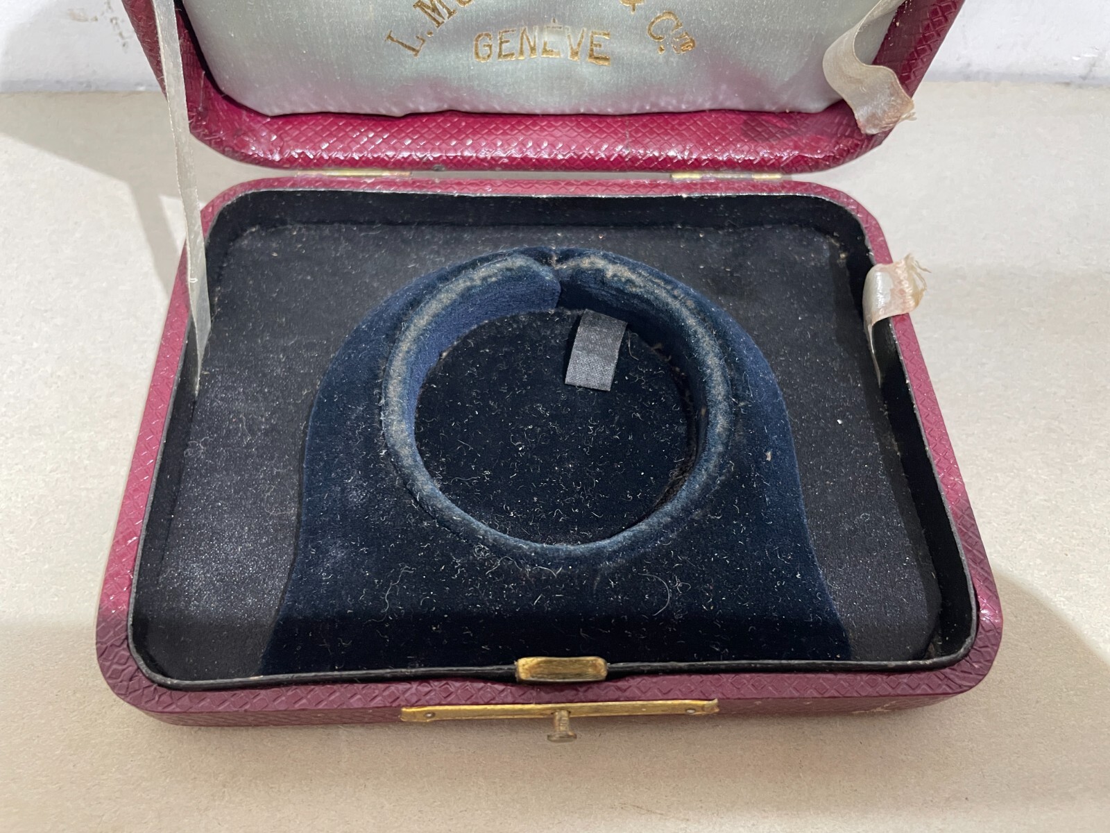 Antichi Orologi: Astuccio d'Epoca Con Araldica, Mugnier & C. (Ginevra)