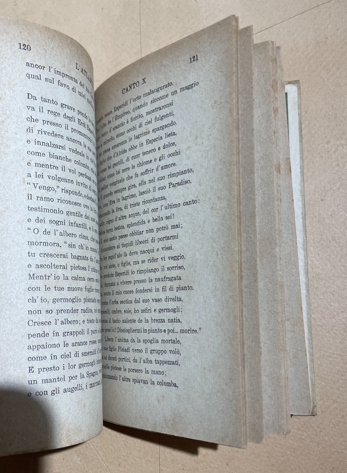 L'Atlantide. Poema Catalano Di Giacinto Verdaguer. Edizione Carabba (1916)