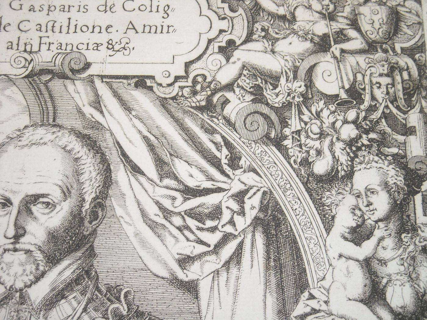 Nobiltà, Araldica, Militaria: Ritratto Artistico Di Gaspard De Coligny (Châtillon)