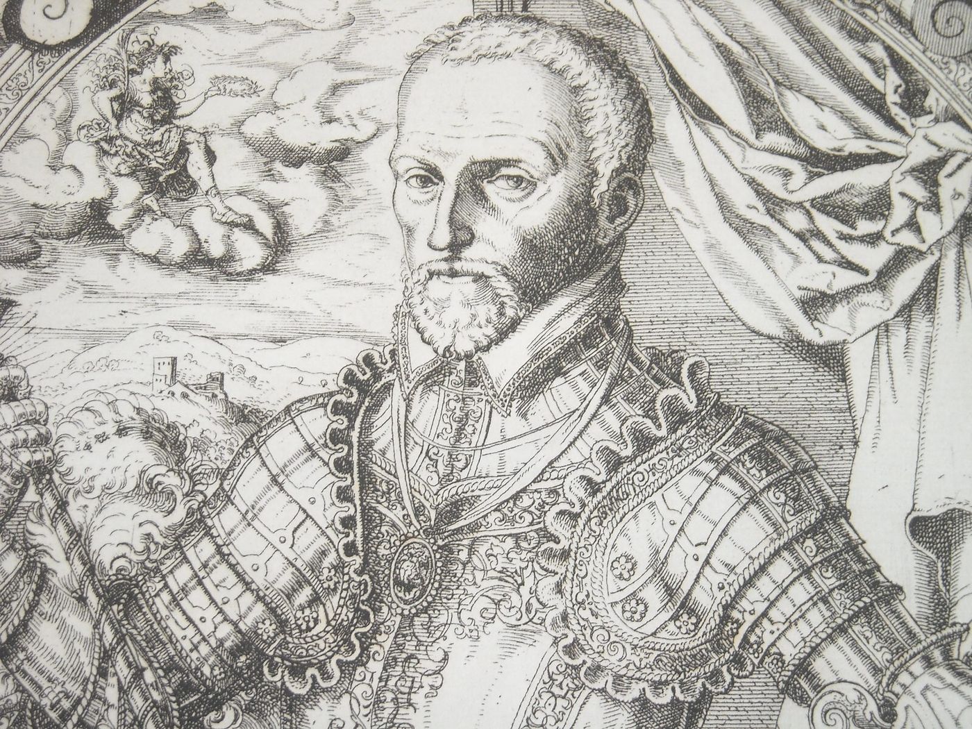 Nobiltà, Araldica, Militaria: Ritratto Artistico Di Gaspard De Coligny (Châtillon)