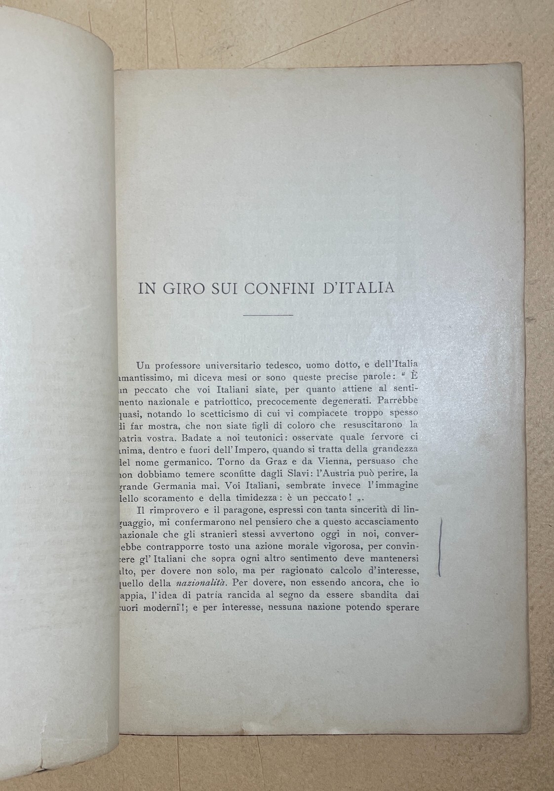 Donato Sanminiatelli: Italianità, Venezia Giulia, Trentino, Malta, Trento E Trieste, 1899
