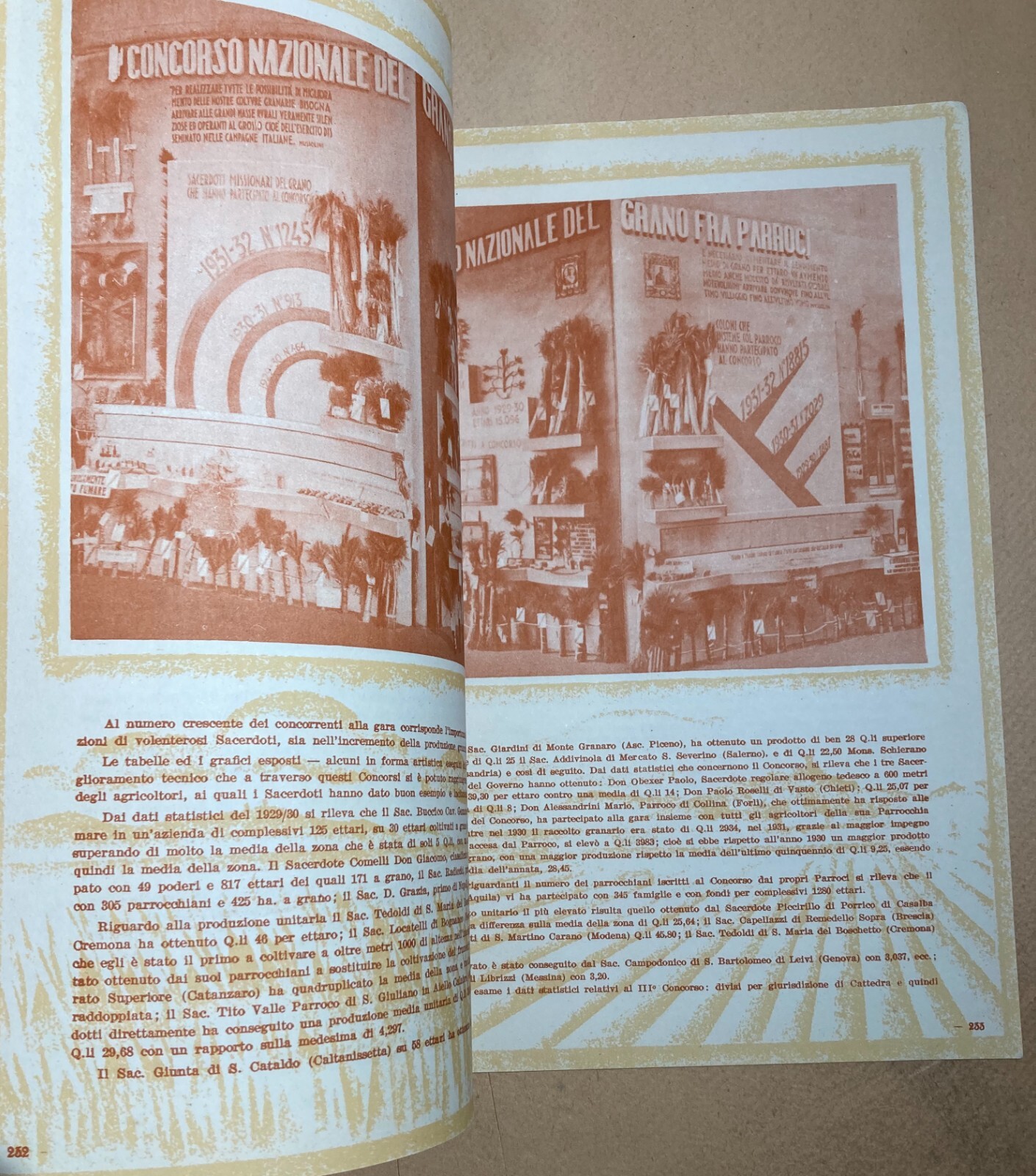 Agraria, Cerealicoltura: Mostra Nazionale Del Grano, 1932. Illustratissima Edizione.