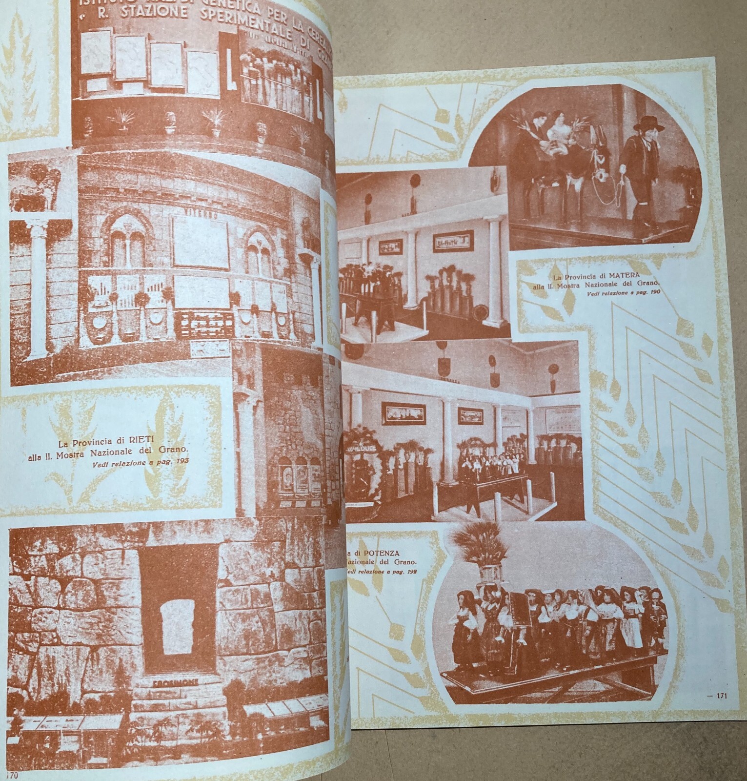 Agraria, Cerealicoltura: Mostra Nazionale Del Grano, 1932. Illustratissima Edizione.