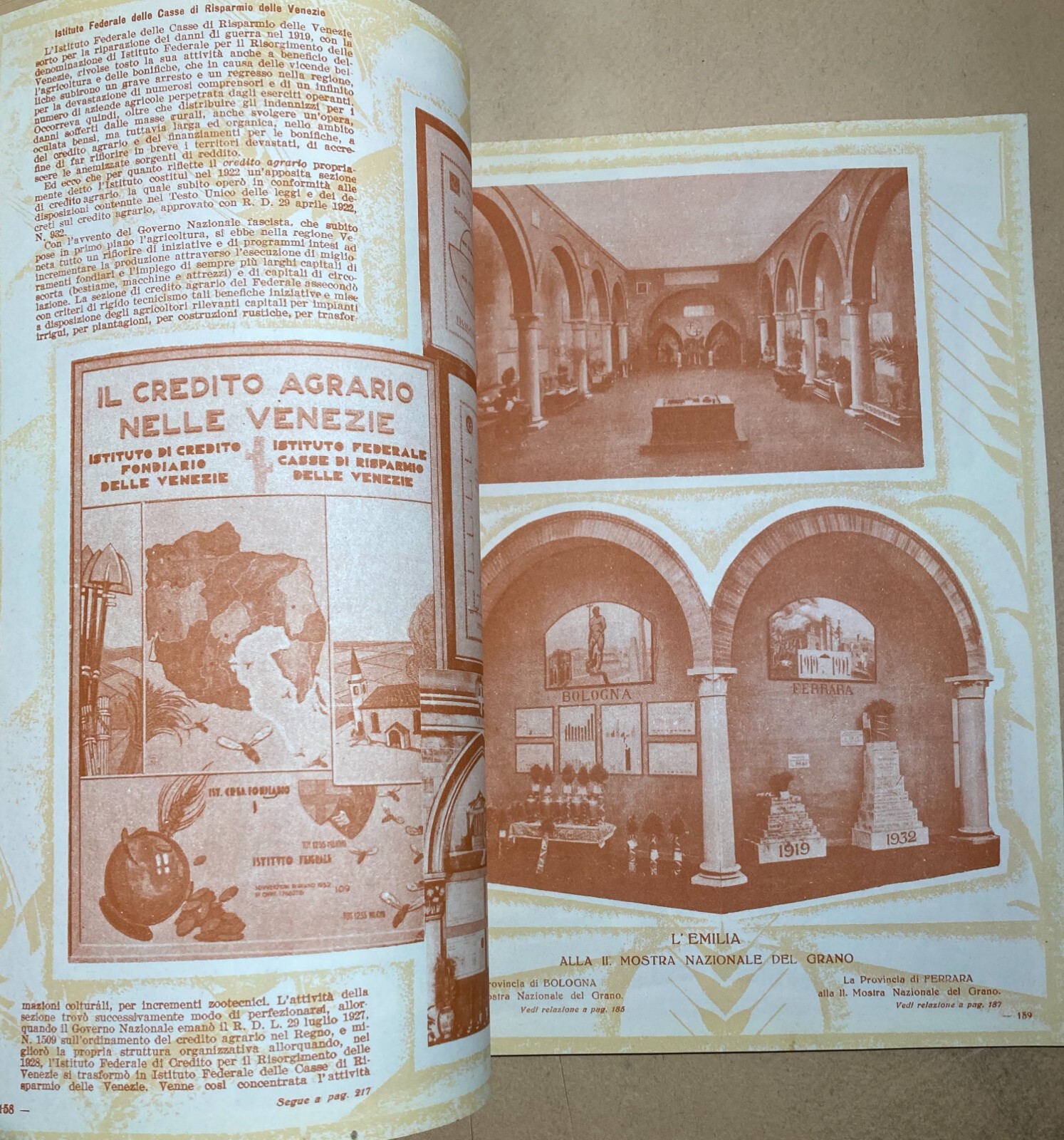Agraria, Cerealicoltura: Mostra Nazionale Del Grano, 1932. Illustratissima Edizione.