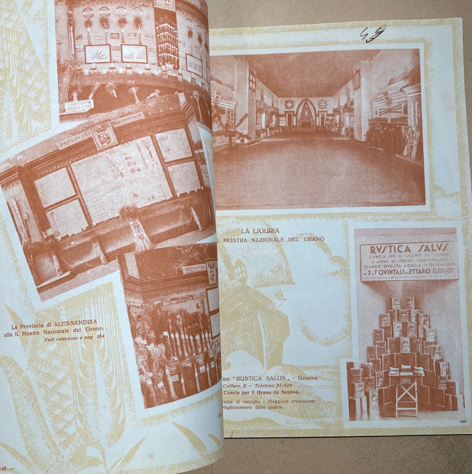 Agraria, Cerealicoltura: Mostra Nazionale Del Grano, 1932. Illustratissima Edizione.