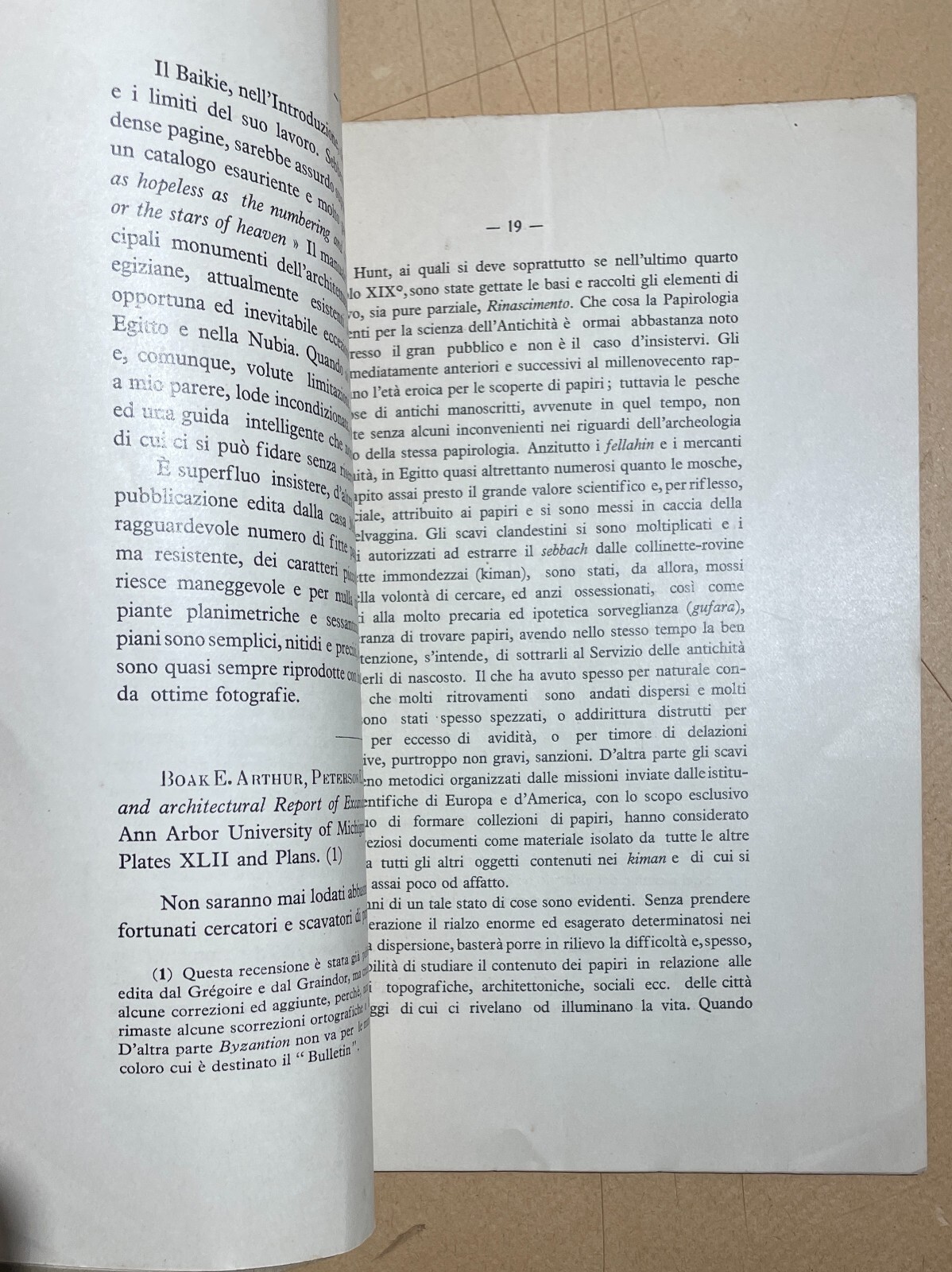 Antichità Egiziane: Bollettino Bibliografico. Evaristo Breccia, Alessandria 1932