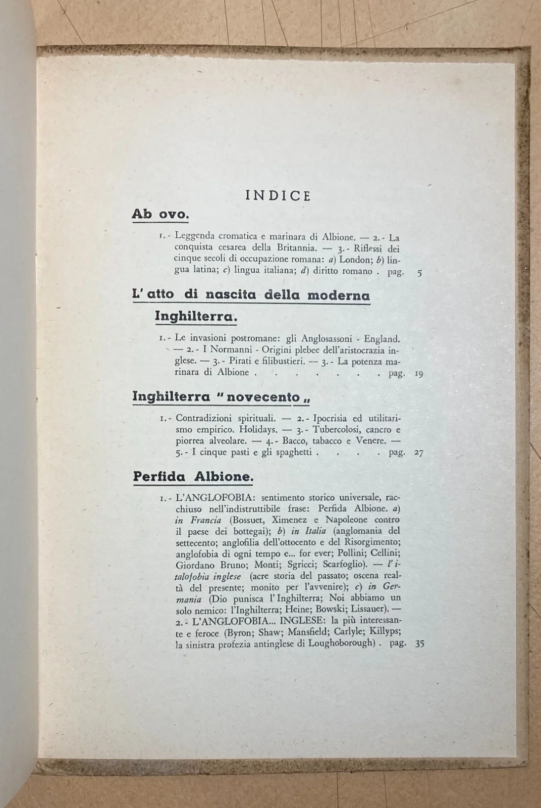 Piero Addeo, Albione. Napoli, la Nuovissima, 1936
