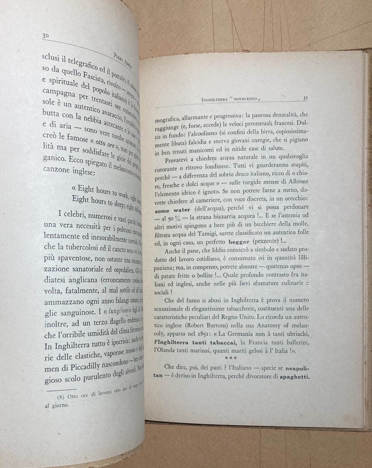 Piero Addeo, Albione. Napoli, La Nuovissima, 1936