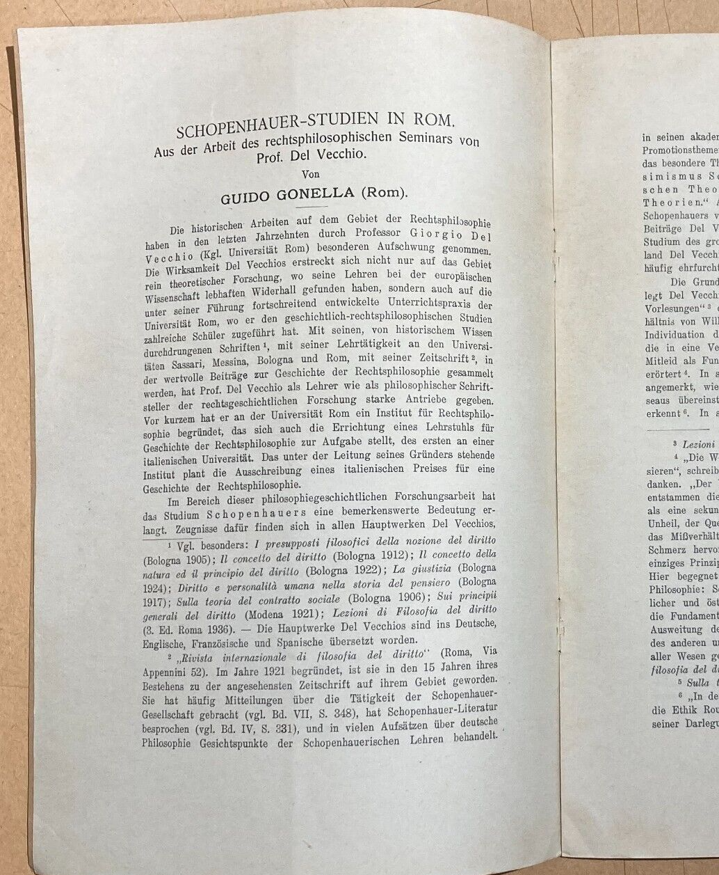 Filosofia   Schopenhauer A Roma   Guido Gonella   Edizione Tedesca, 1937