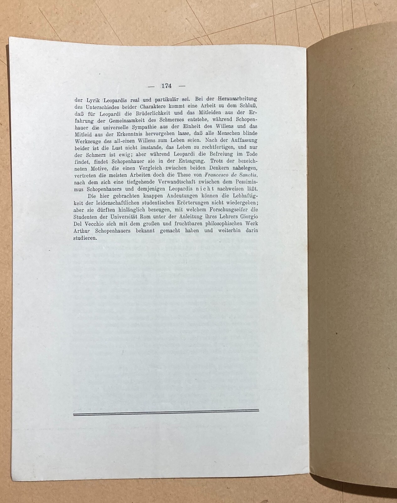 Filosofia   Schopenhauer A Roma   Guido Gonella   Edizione Tedesca, 1937