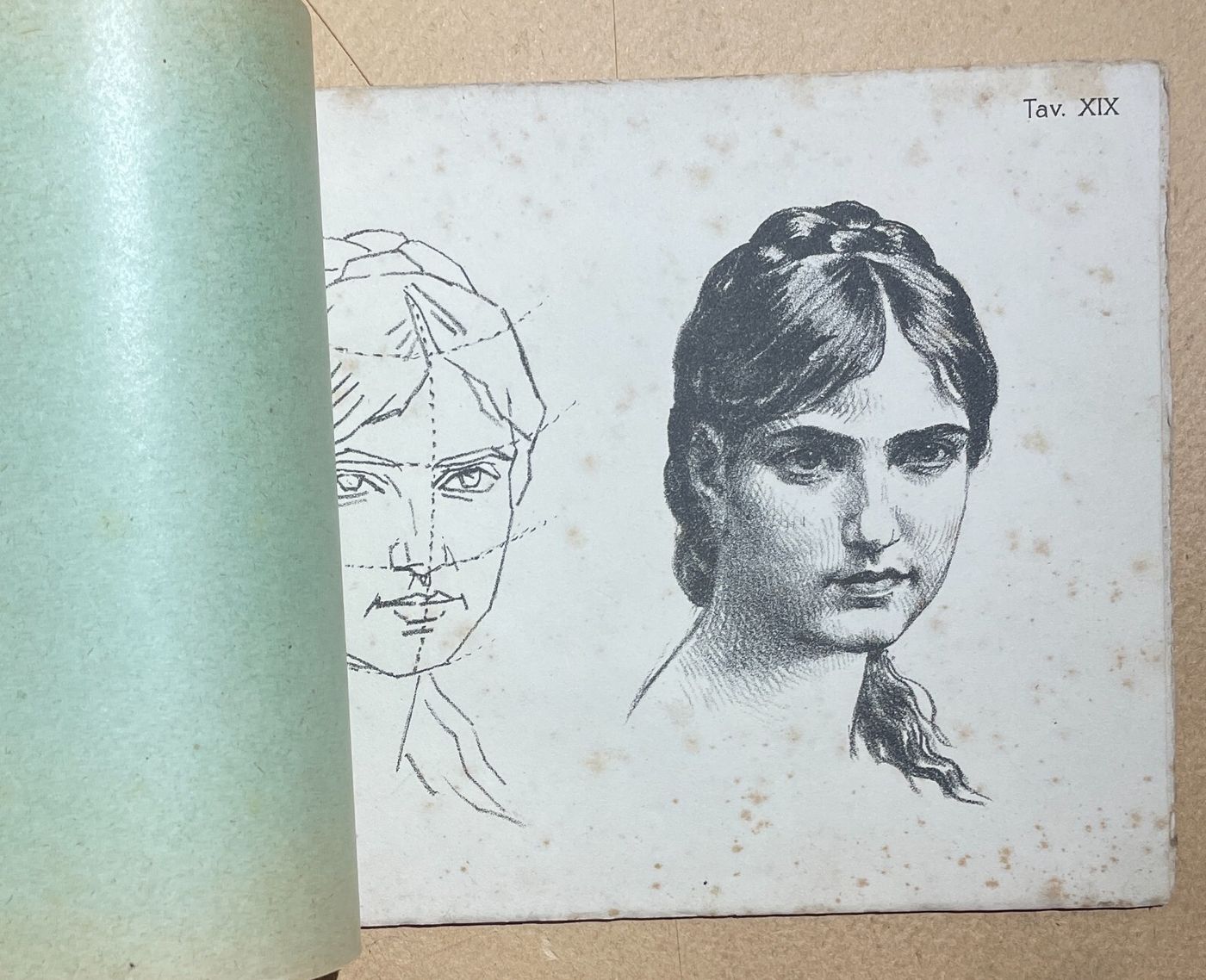 Arte: Ernesto Fontana, Antico Album Corso Di Disegno Figurato, Milano, Tensi