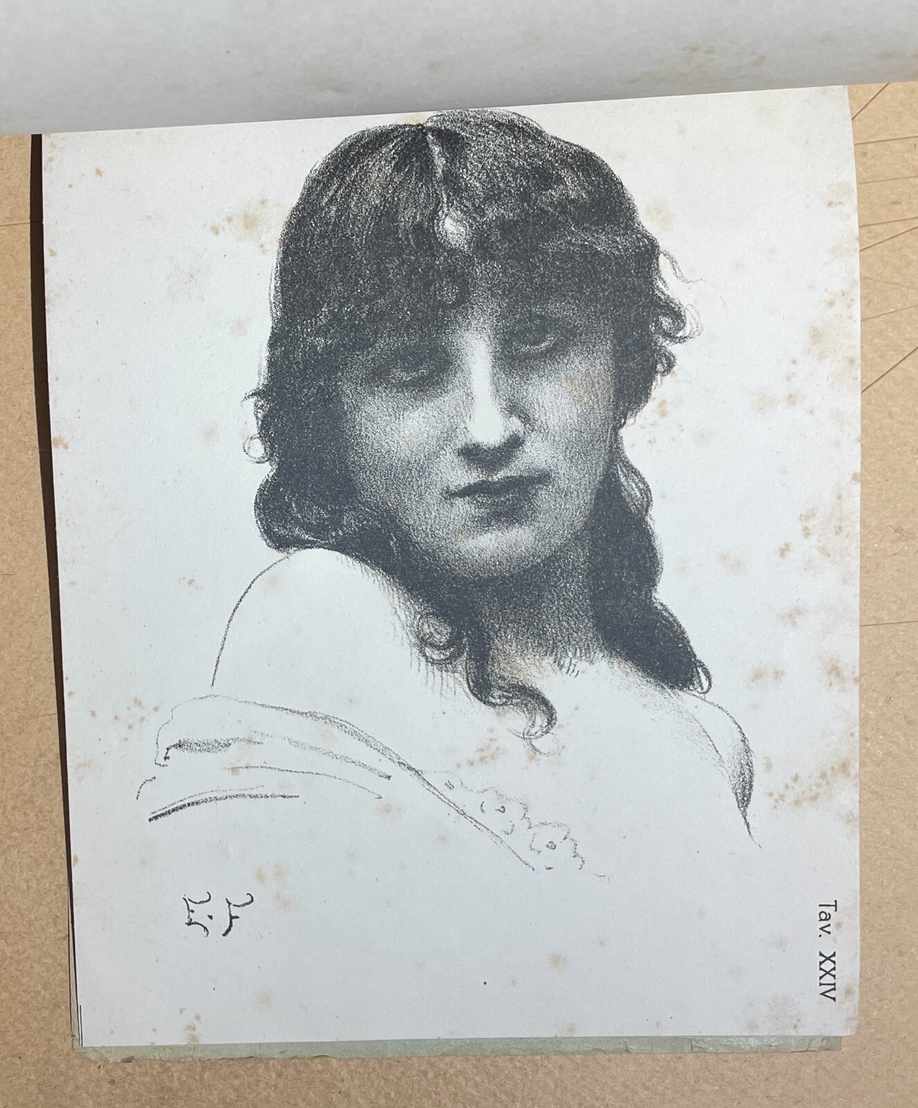 Arte: Ernesto Fontana, Antico Album Corso Di Disegno Figurato, Milano, Tensi