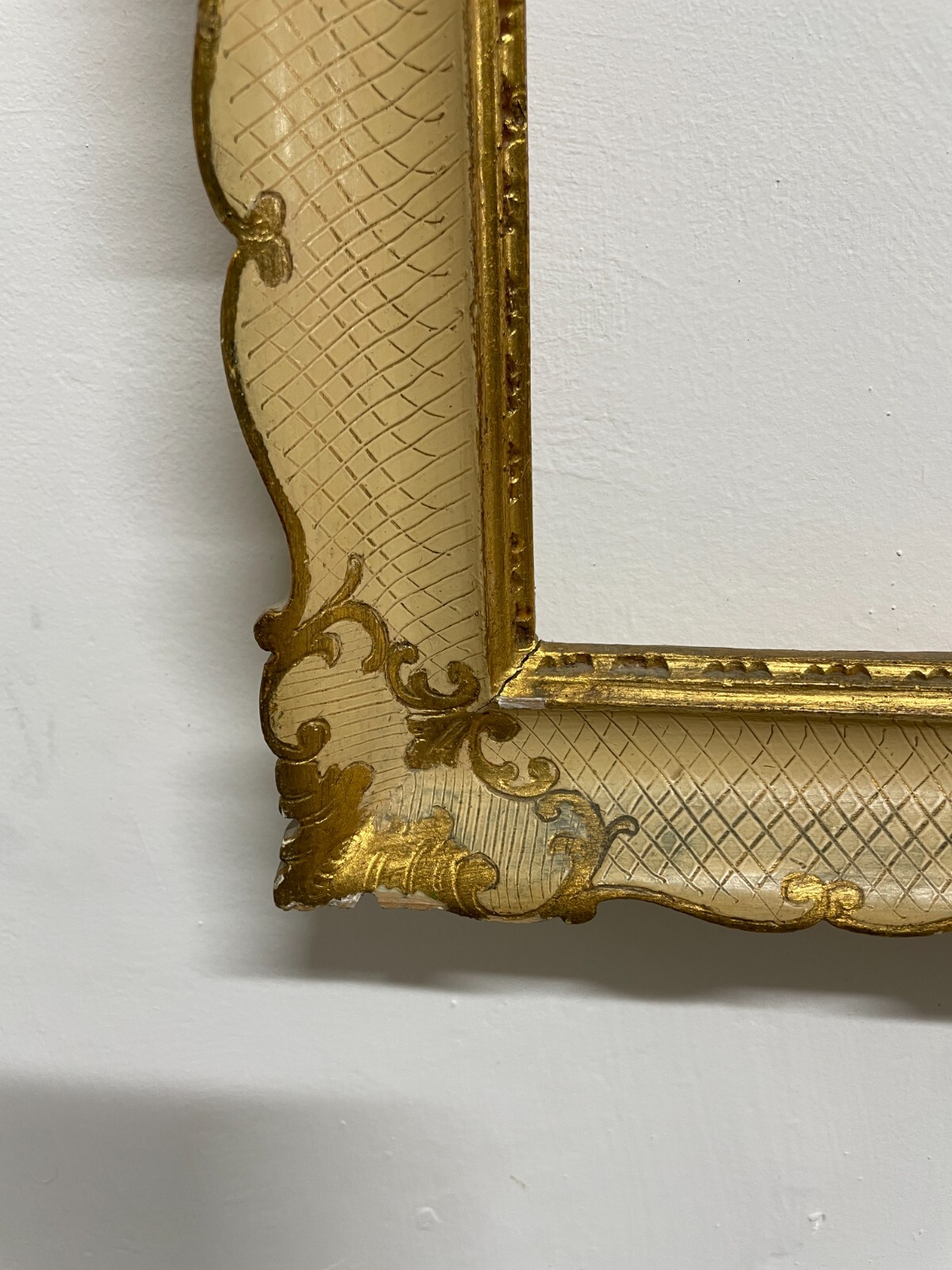 Cornice d'Epoca Decorativa Per Opere D'Arte, Disegni, Stampe E Foto