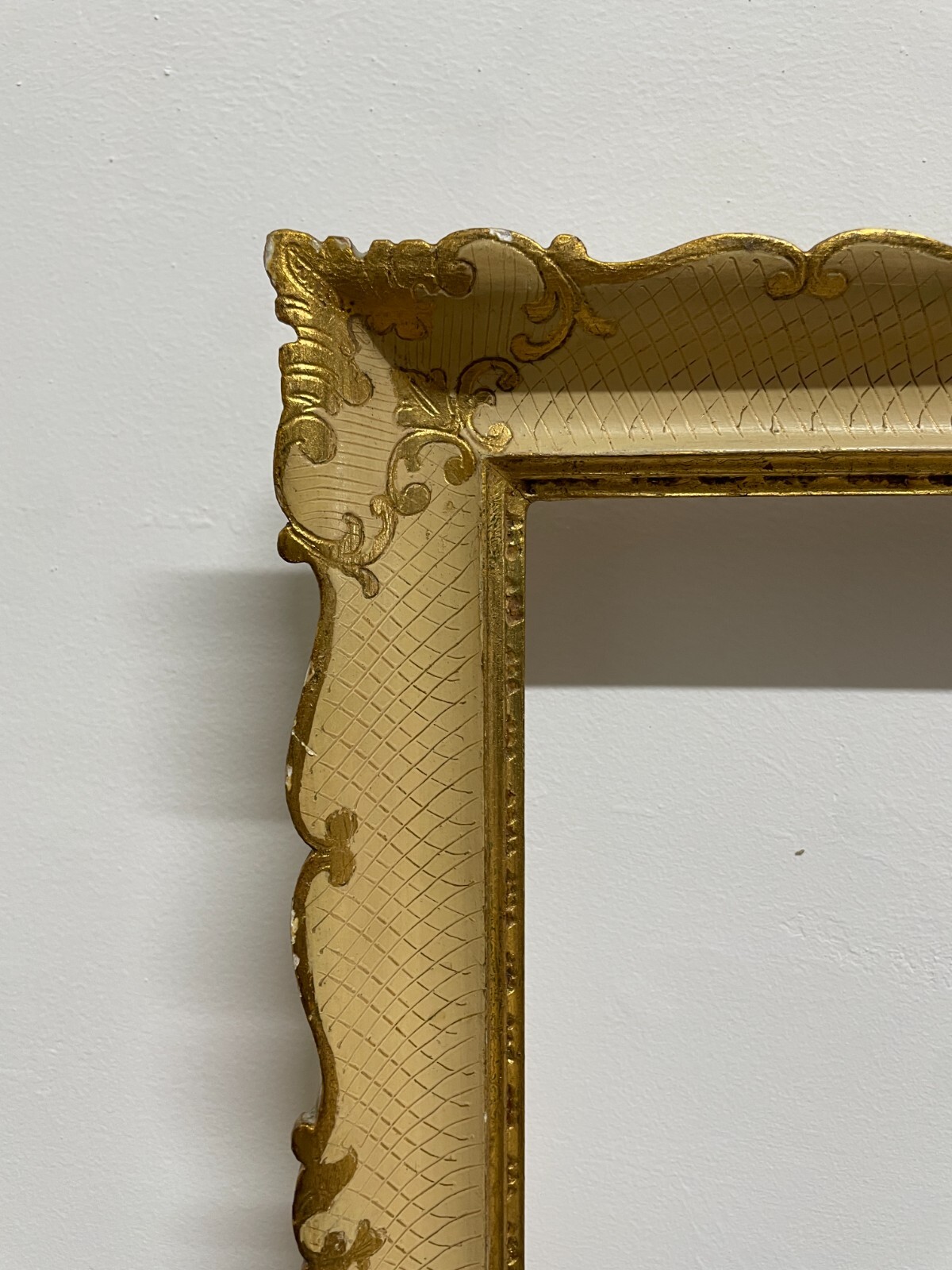 Cornice d'Epoca Decorativa Per Opere D'Arte, Disegni, Stampe E Foto