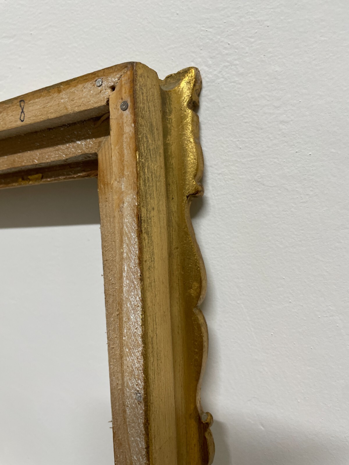Cornice d'Epoca Decorativa Per Opere D'Arte, Disegni, Stampe E Foto