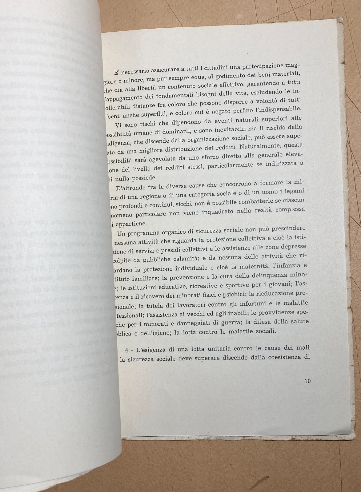 Economia Politica: La Miseria In Italia   Commissione d'Inchiesta   1953   Resoconto