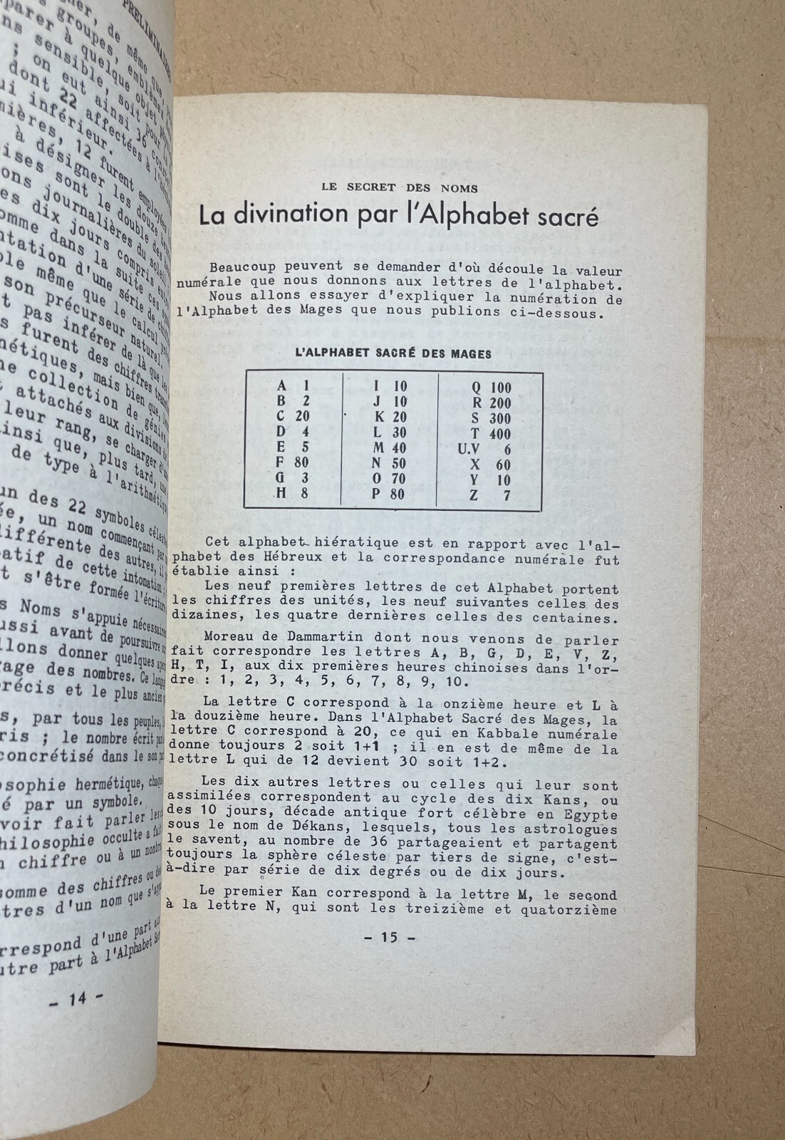 Esoterismo, Astrologia E Onomanzia: Georges Muchery (1979)