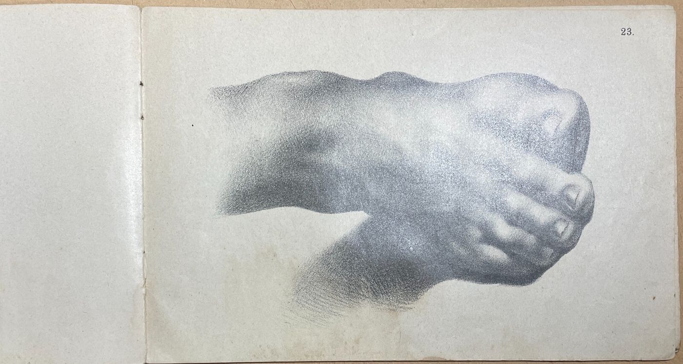 Arte, Disegno, Corso Didattico, Studio Di Figura: Raccolta Di Tavole Litografiche